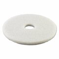 Pinpoint 13 in. Standard Polishing Floor Pads - White - 5 Per Case PI3191927